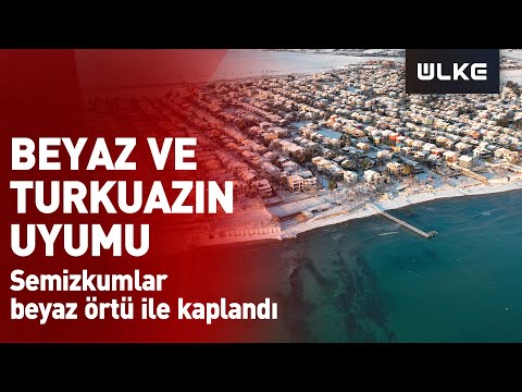 Silivri’de Kartpostallık Kar Manzaraları