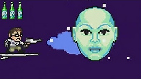 Angry Video Game Nerd Adventures - Future Fuckballs 2010 Stage (No Damage walkthrough)