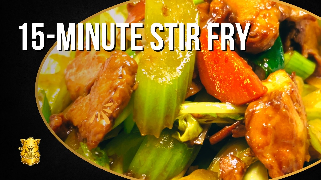 Chicken and Celery | 15-Minute Stir Fry