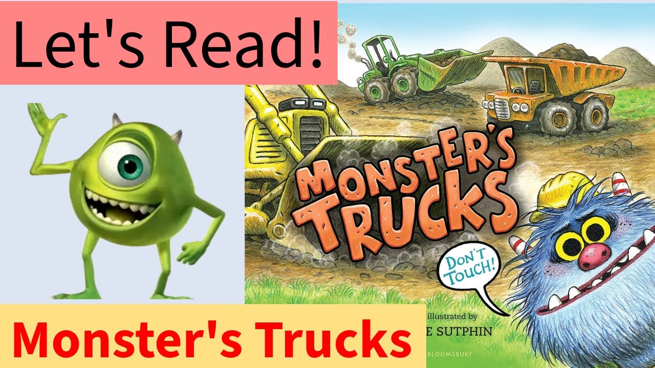Monster's Trucks | Read Along Books for Children | Learn to Read - YouTube
