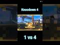 free fire cs rank knokdown 4 | free fire cn rank 1vs4 | #trending #viral #shorts #youtubeshorts