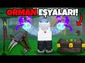 SADECE ORMAN EŞYALARINI KULLANARAK 99 GECE GEÇİRDİM! - Roblox Ormanda 99 Gece