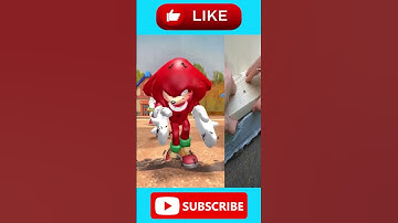 Sonic and friends join Squid Game, Knuckles stomps on the ant hill in the Squid Game #sonic #fun