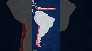 Why Is Chile 🇨🇱 SO Long and Thin? #shorts