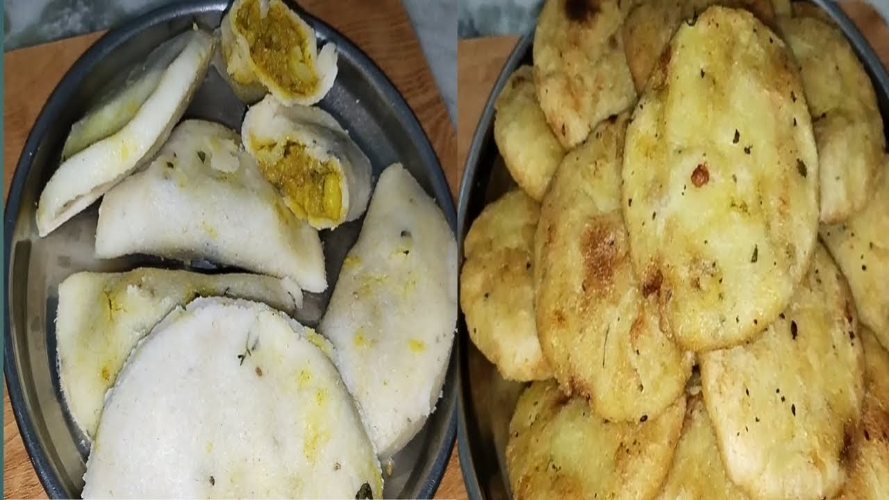 एक ही डो एक ही स्टफिंग से दो अलग टेस्ट का नाश्ता😋