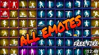 All Free Fire Emotes.. #gamerhabibyt#totongamer#itzkabbo#trending #b2k #viral