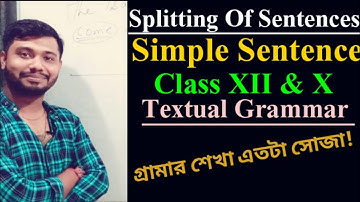 Splitting of sentences/Splitting of simple sentences/ Splitting
