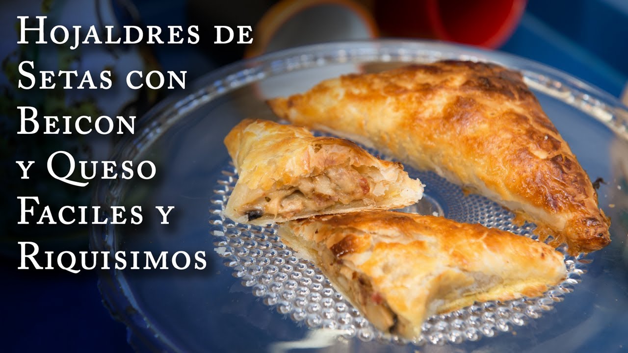 manualidades de animales Hojaldres de Setas Beicon y Queso Faciles y Riquisimos