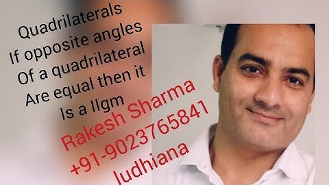 Quadrilaterals class 9 Theorem 8.5 Mathematics