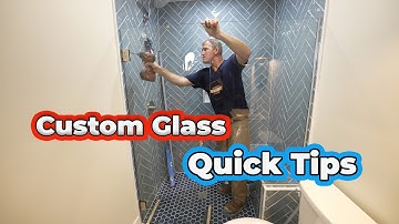 How to Measure Order and Install Custom Glass Shower Doors | Quick Tips