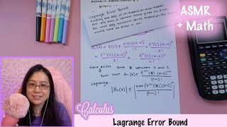 ASMR Math | Calculus | Lagrange Error Bound (Whispering, Teaching You, Educational)
