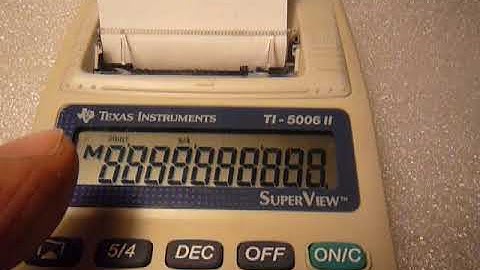 Texas Instruments TI-5006 II