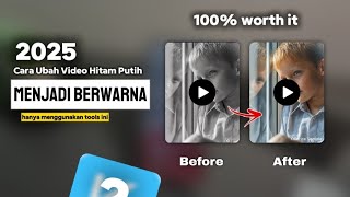 VIDEO HITAM PUTIH MENJADI BERWARNA | Hanya dengan tools ini 