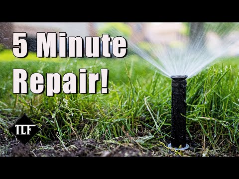 Repair Any Irrigation Sprinkler, Under 5 Minutes!
