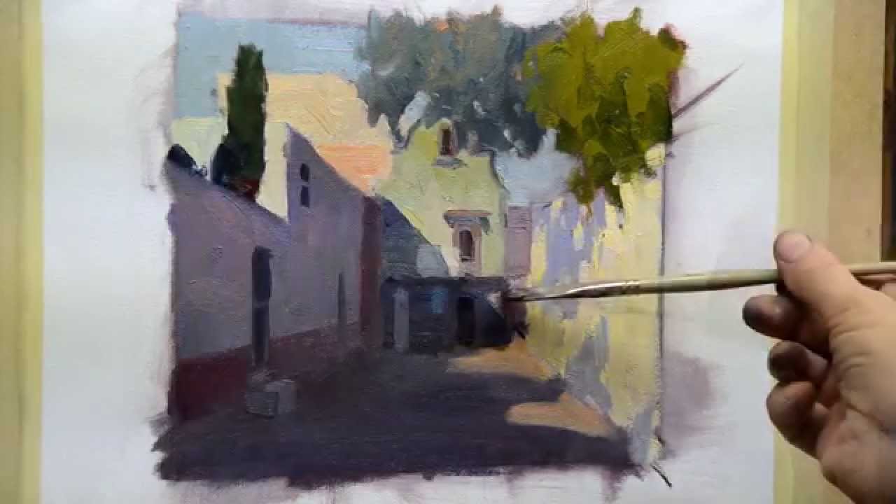 How to paint better street scenes Online art class YouTube