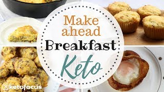 EASY KETO Breakfast Recipes | Keto Back to School | Gluten Free | Make Ahead Keto screenshot 5