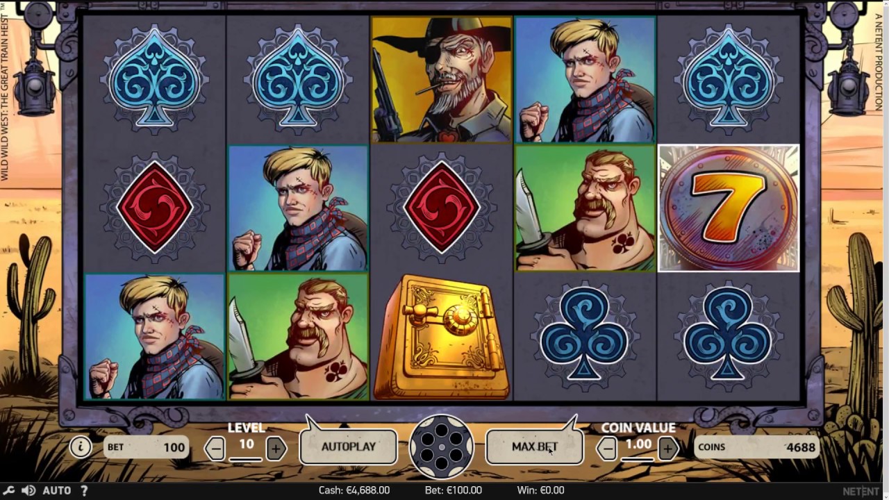 Wild Wild West Slot Features & Game Play - by NetEnt - YouTube