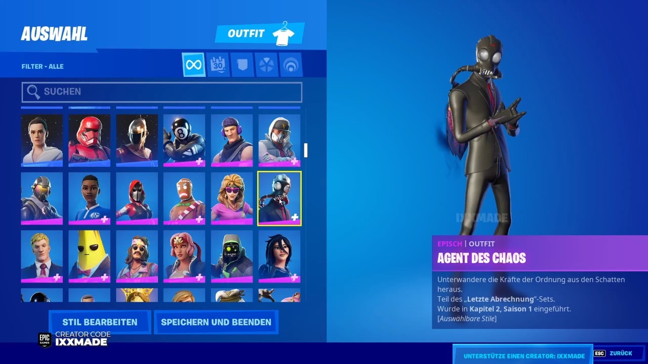 AGENT DES CHAOS | EPISCH | OUTFIT | SKIN | FORTNITE | FNSIDE