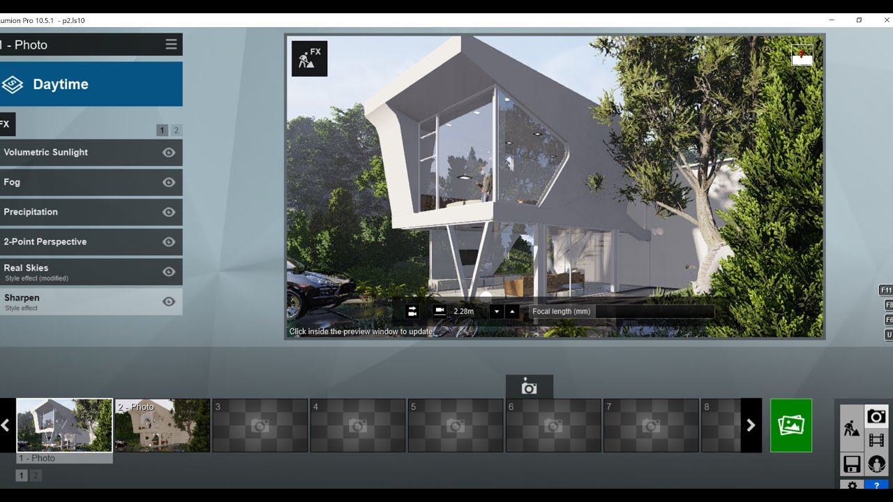 Tutorial Project #3 Lumion 10.5 Realistic Render Exterior - YouTube