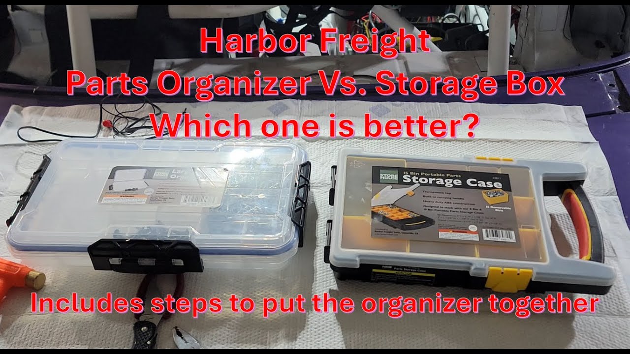 Хранение деталей Harbor Freight: не покупайте контейнеры для хранения, пока не увидите это сравнение