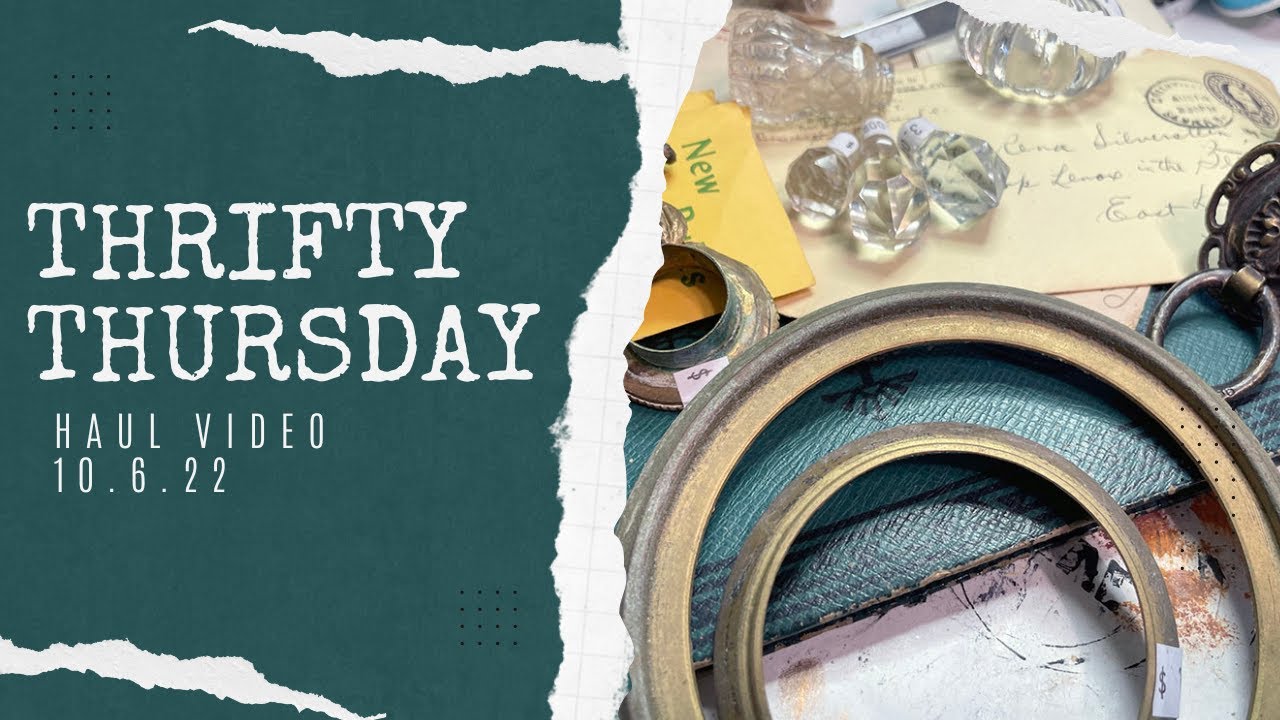 Thrifty Thursday Haul Video | Family Mementoes, Estate Sale, Dollar Tree
