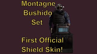 Rainbow Six Siege - Montagne Bushido Set - First Official Shield Skin