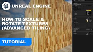 How To Scale, Offset &amp; Rotate Textures In Unreal Engine 5 (Advanced UV Tiling)