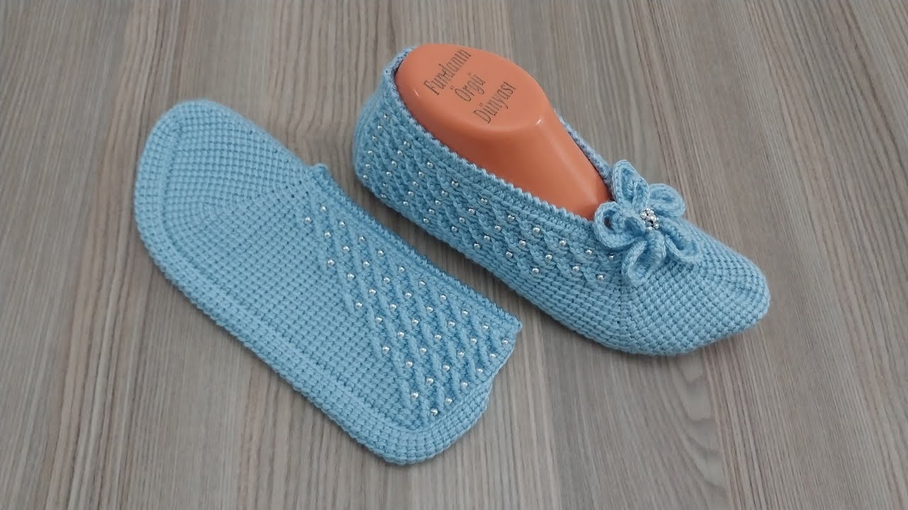 Zehra Modeli Patik/Tunus İşi Çeyizlik Patik