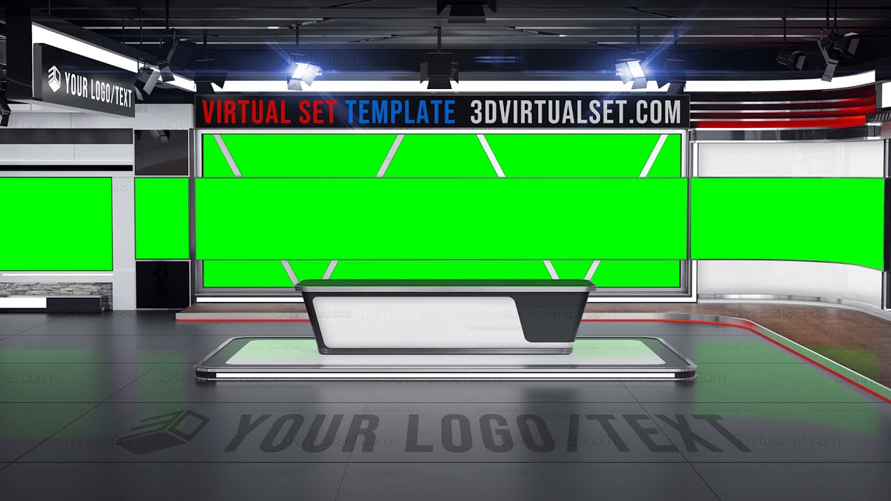 Virtual Set 126 For Photoshop | Green Screen