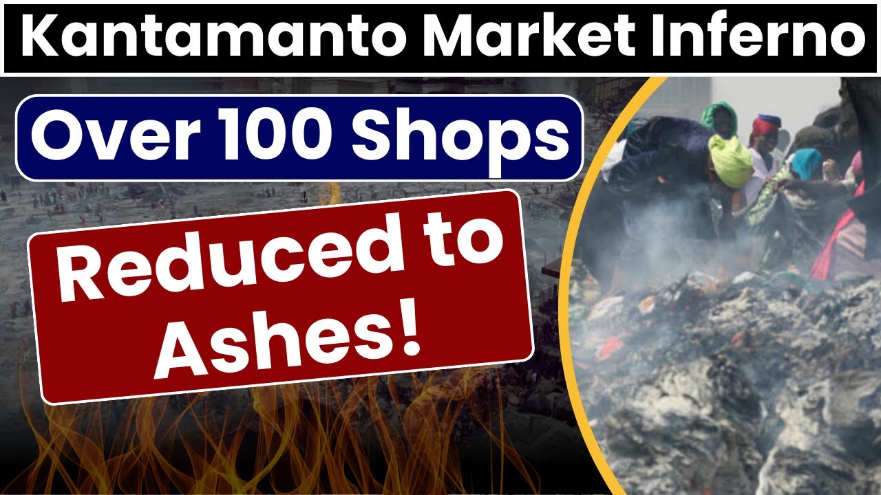 Ghana’s Market Inferno: Firefighters Battle Flames as Shop Owners Lose Everything!"