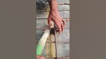 How to place pvc Concrete Rebar Cover Spacer Blocks on Reinforcement  #siteinsights #shortvideos