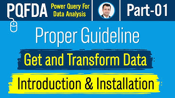 1. PQFDA : Introduction to Power Query in Excel Bangla 2020 || Get and Transform Data