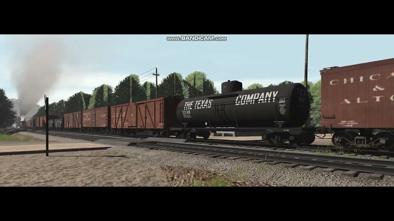 Rio Grande 2-8-0 C-48 Consolidation Steam Freight Runby