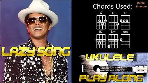 The Lazy Song - Ukulele Play Along / Chord Guide