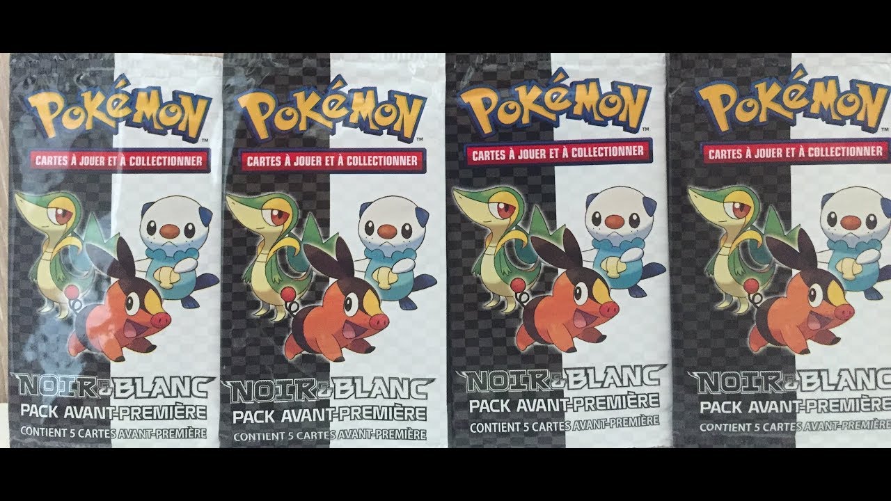 1x Booster Noir & Blanc - Pack Avant-Première Pokémon - Neuf Français