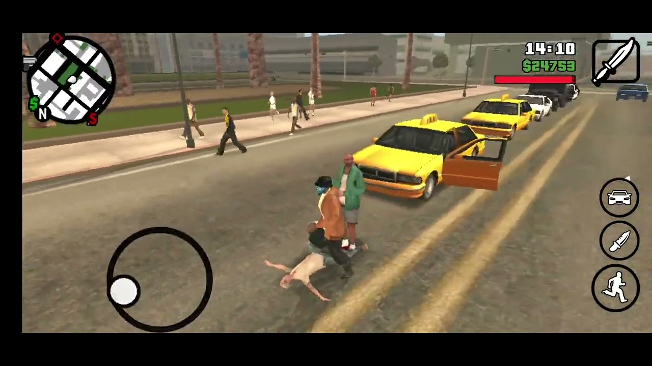 gta sa npc fight