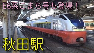 【JR奥羽本線など】701系 E751系特急つがる E6系こまちなど 秋田駅発着集