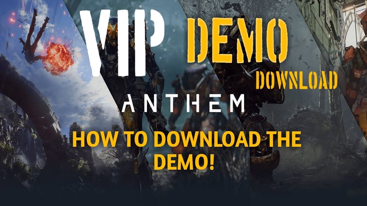 ANTHEM DEMO, How to download it! (only for preorders) ENG/2019