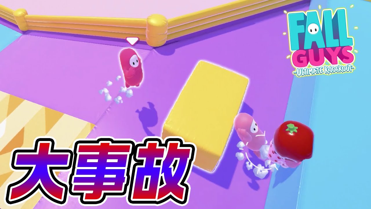 【フォールガイズ】大事故でトンボが泣き出します #fallguys