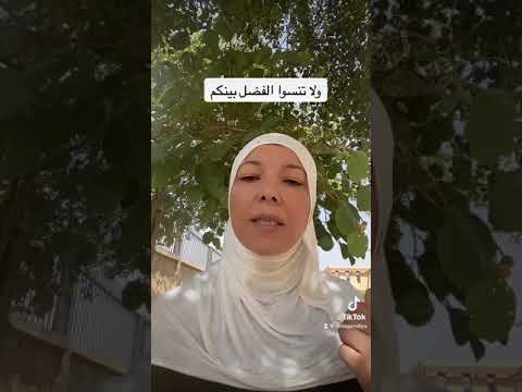 من أدب القرآن ولا تنسوا الفضل بينكم