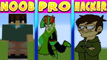 Minecraft Pixel Battle NOOB vs PRO vs HACKER FNF Eduardo