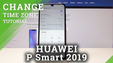 How to Change Date & Time in HUAWEI P Smart 2019 - Set Up Time Zone
