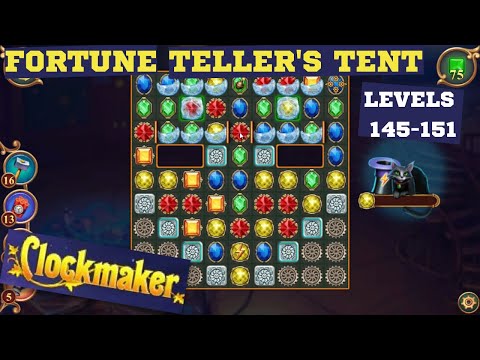 How to play Clockmaker Happytime Fair event Fortune Teller's Tent levels 145-151 and Mahjong reward!