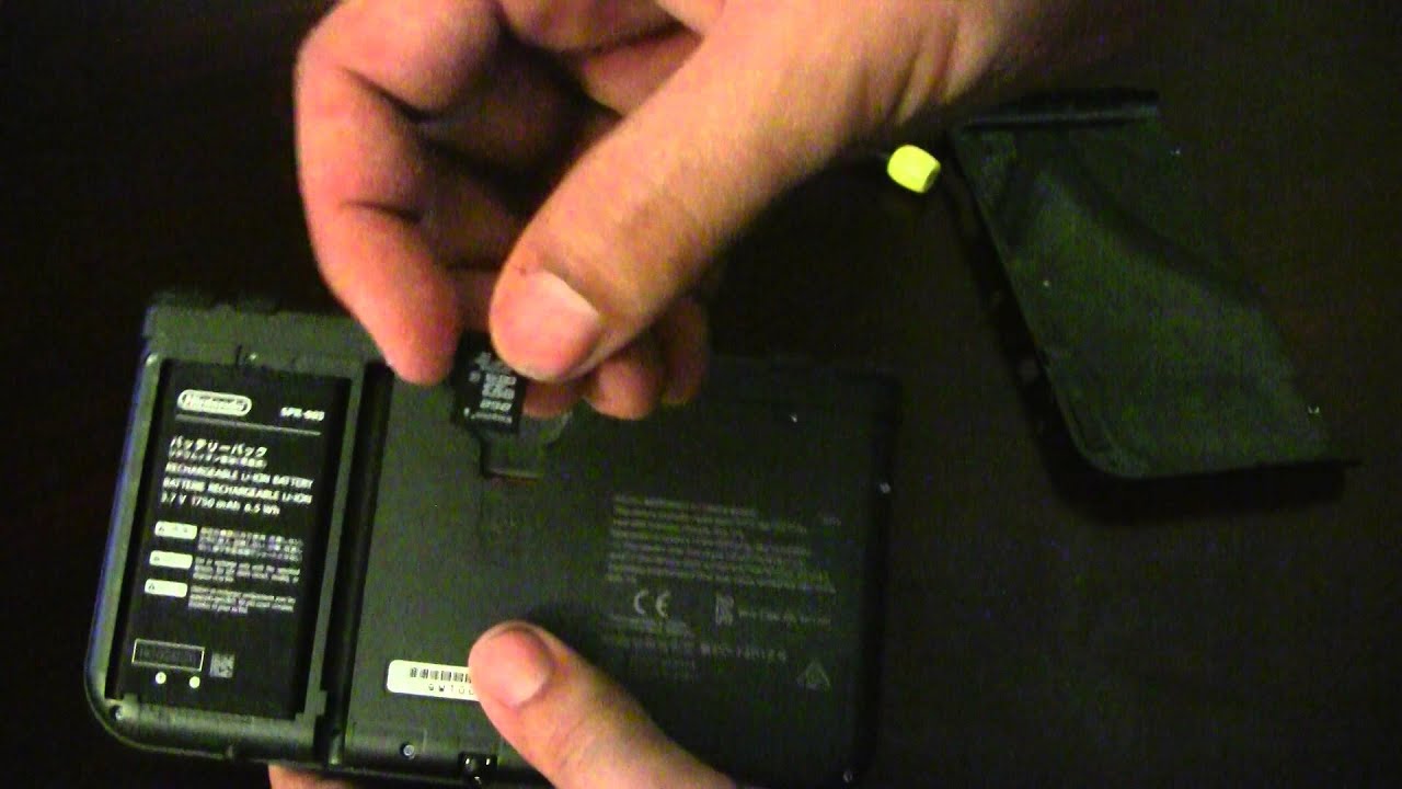 Change the MicroSD Card of the New Nintendo 3DS YouTube