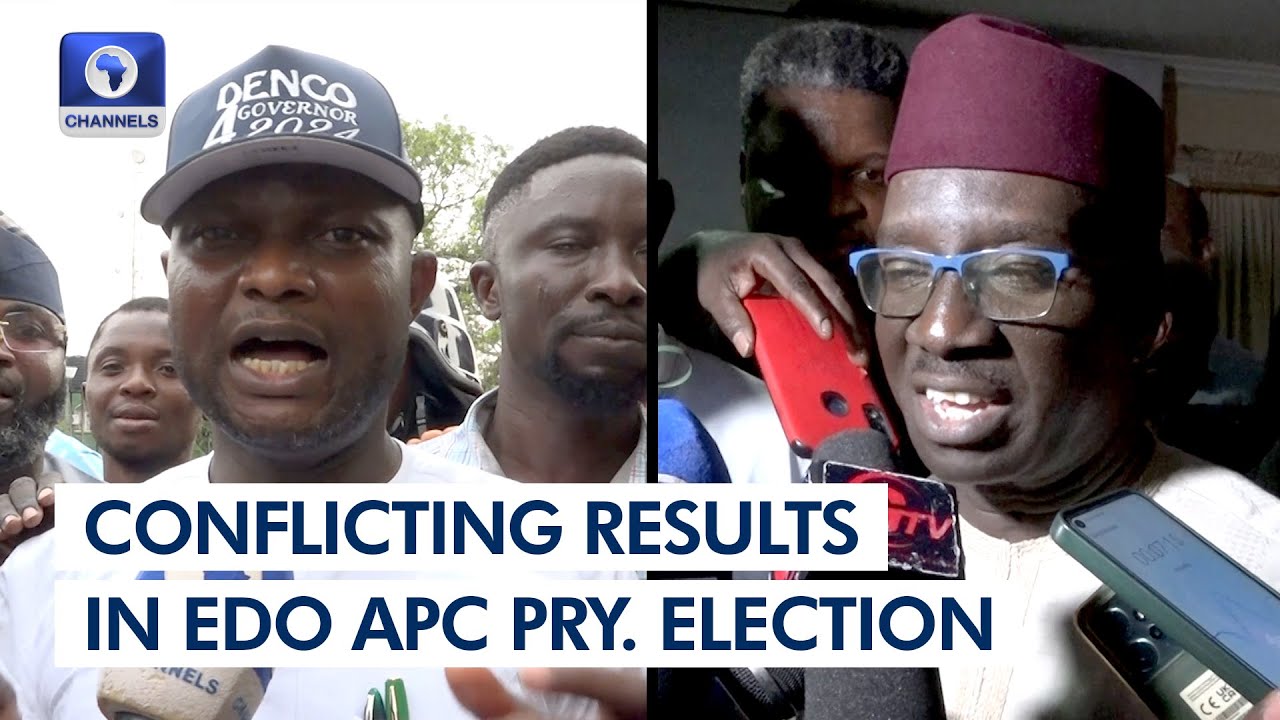 ⁣Edo 2024 Governorship Election: Conflicting Results Emerge From APC Primary