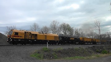 LORAM Rail Grinder on the NS PITL at CP CANNON (2012)