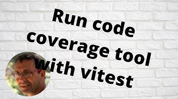Run code coverage tool with vitest