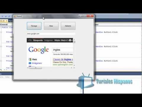 Curso 28 VB.NET Navegador Google Chrome Webkitbrowser (visual studio espanol)