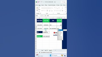 Como calcular entre dos FECHAS, cuántos DÍAS y cuántos DÍAS laborables #excel #excelblue #plantillas