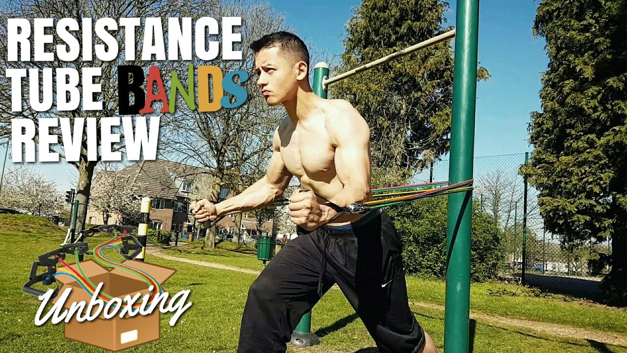 Resistance Tube Bands Review - First impressions | 11 Piece Set unboxing